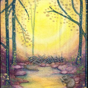 Beaver's Pond — Hand-Embellished Fine Art Print