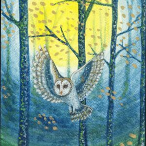 Off Into The Sky — Hand-Embellished Fine Art Print