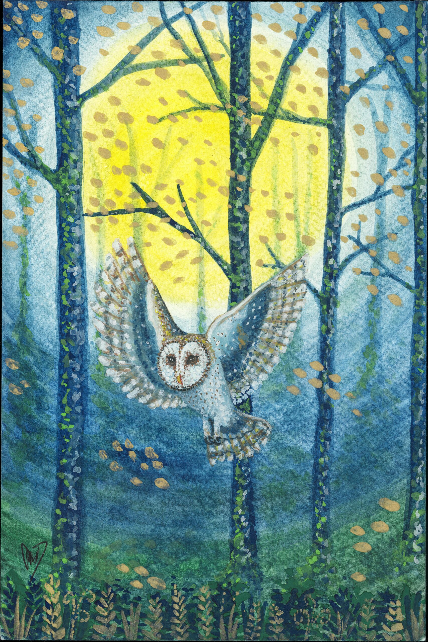 Off Into The Sky — Hand-Embellished Fine Art Print