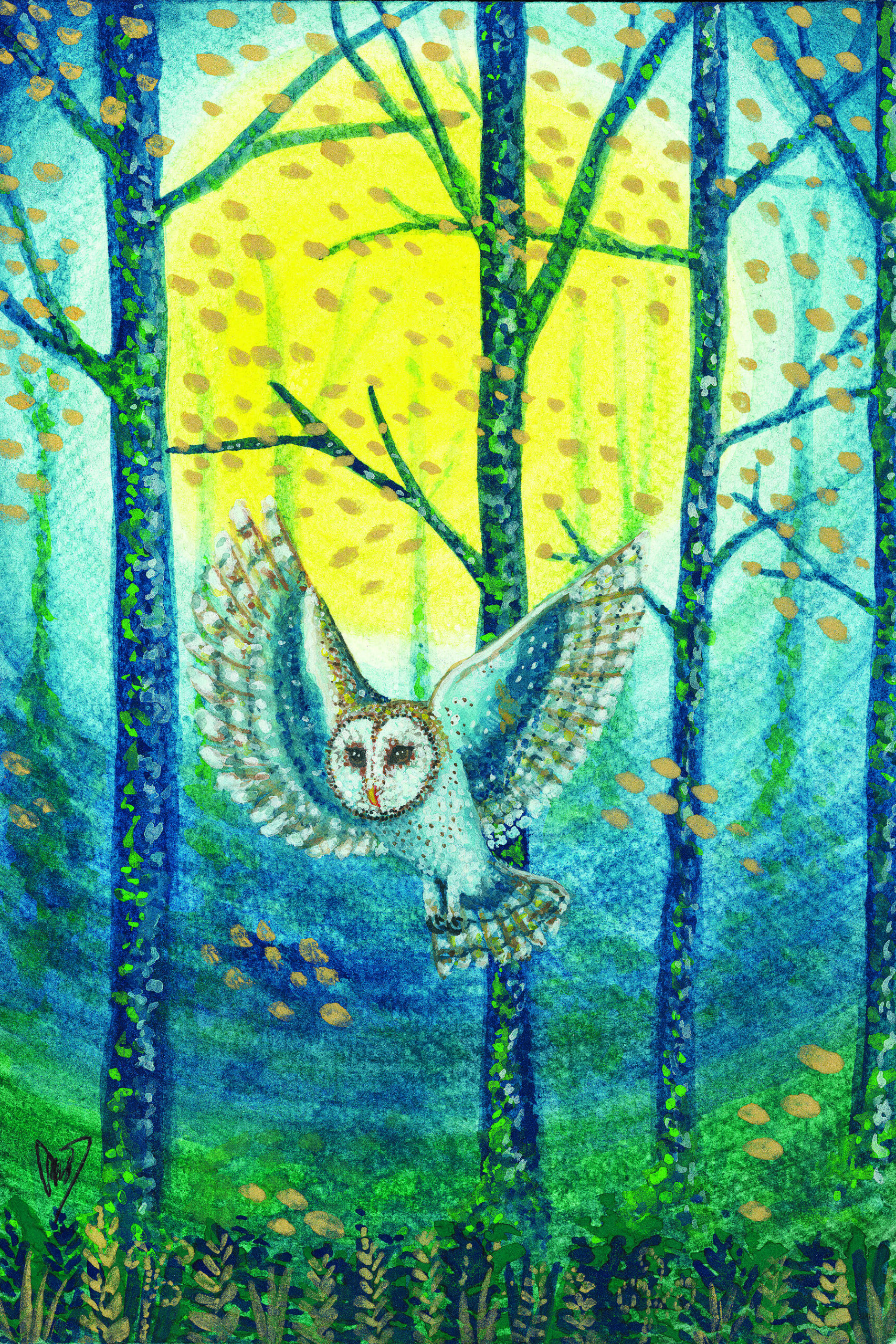 Off Into The Sky — Hand-Embellished Fine Art Print