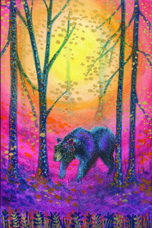 Very Beary — Hand-Embellished Fine Art Print